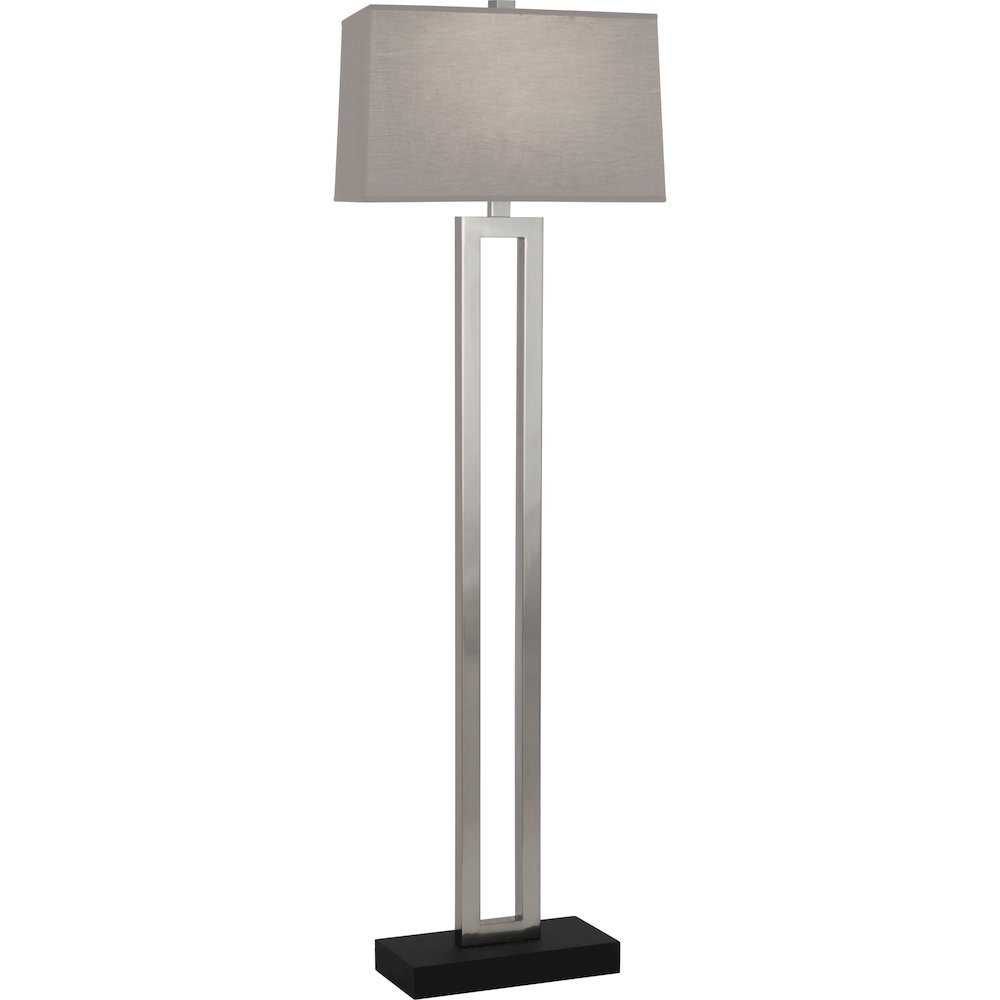 Doughnut Floor Lamp in Antique Silver Color