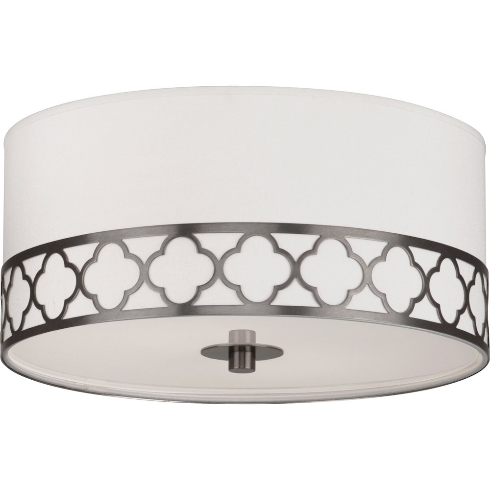 Addison Flushmount in Patina Nickel Color