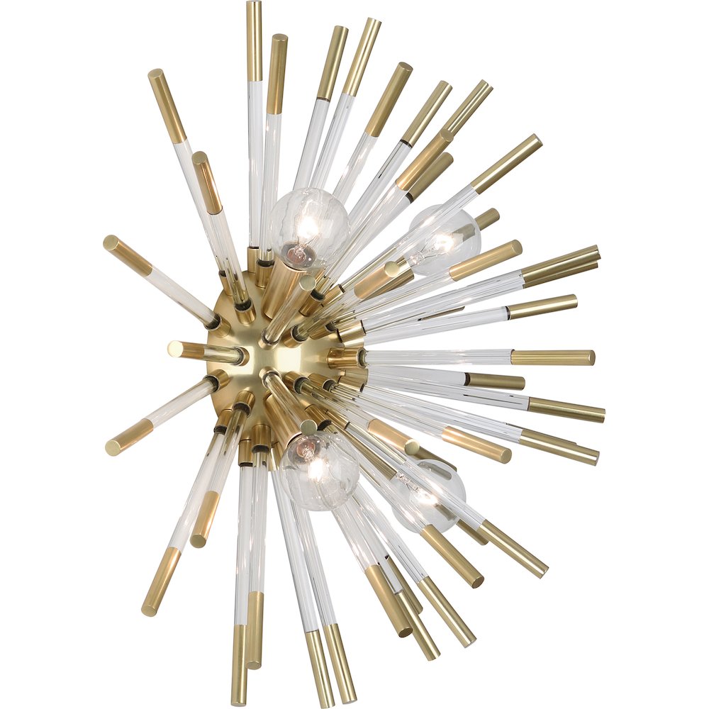 Andromeda Wall Sconce in Modern Brass Color