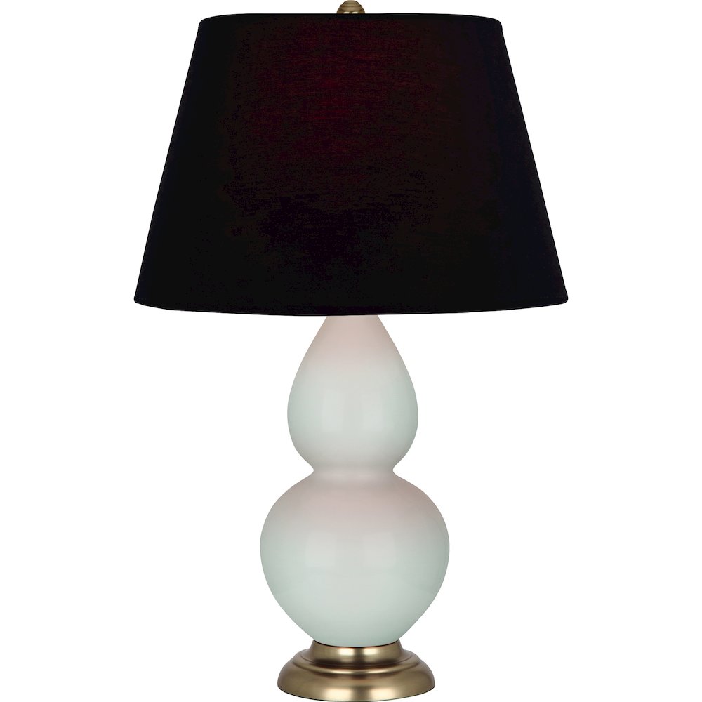 Celadon Double Gourd Table Lamp in Celadon Glazed Ceramic Color