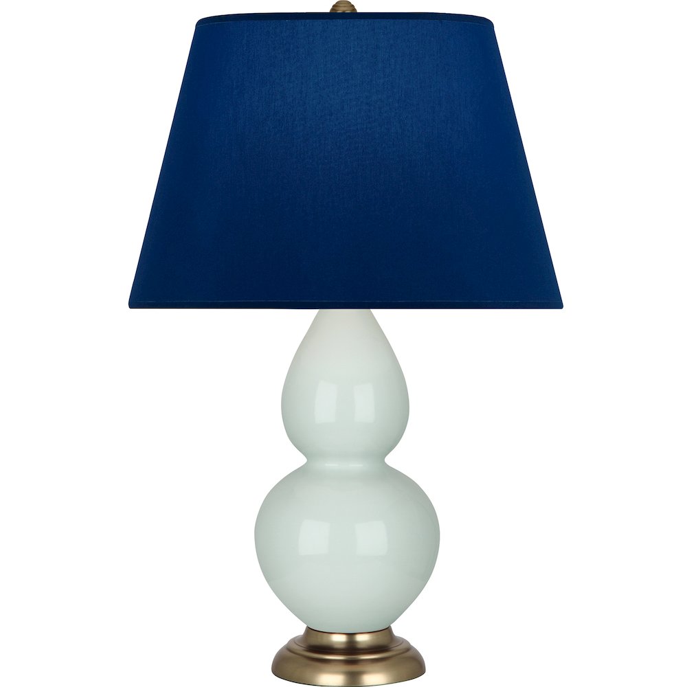 Celadon Double Gourd Table Lamp in Celadon Glazed Ceramic Color