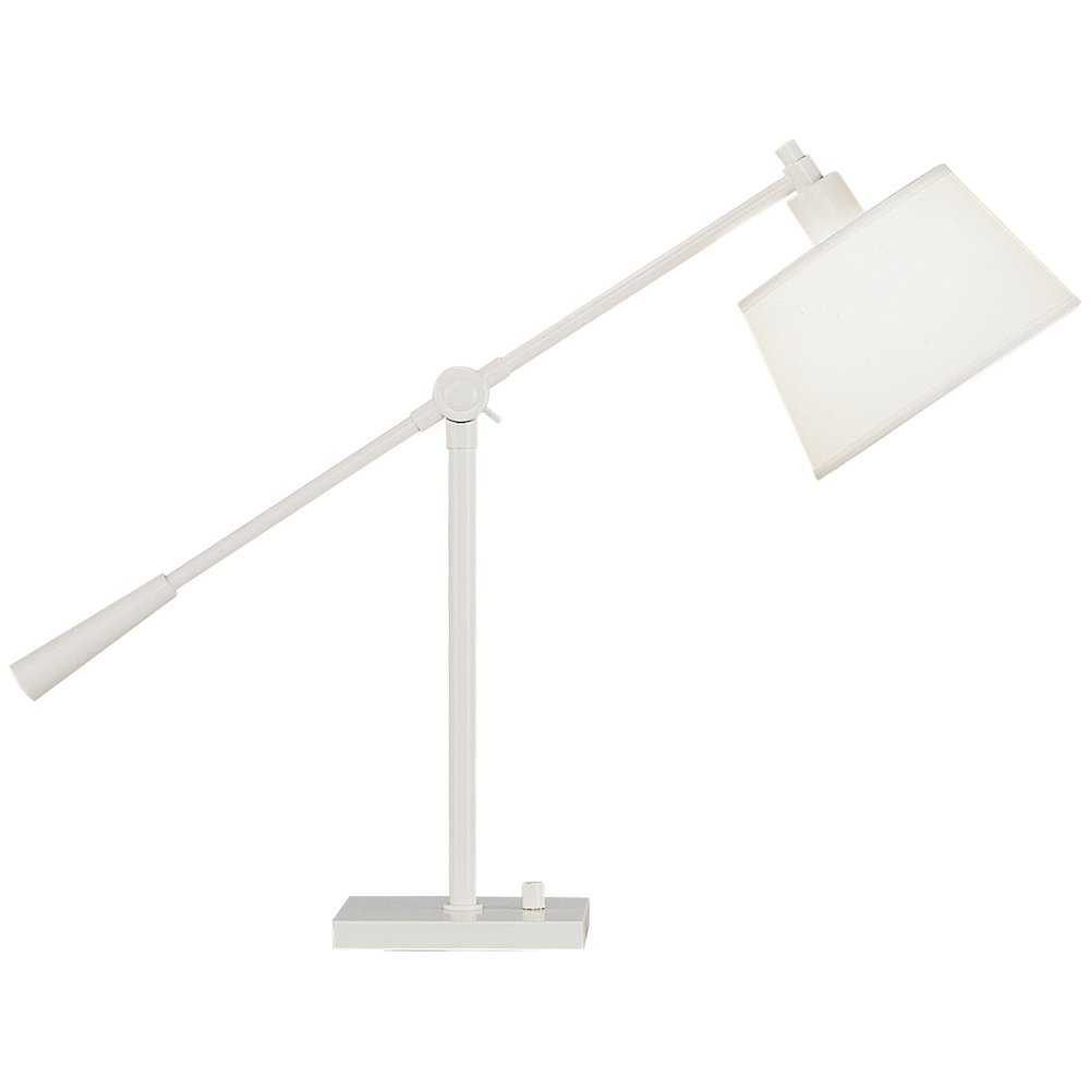 Real Simple Table Lamp in Stardust White Powder Coat Color