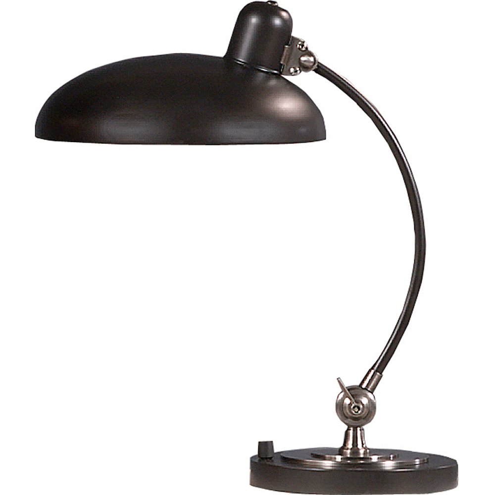 Bruno Table Lamp in Lead Bronze Color