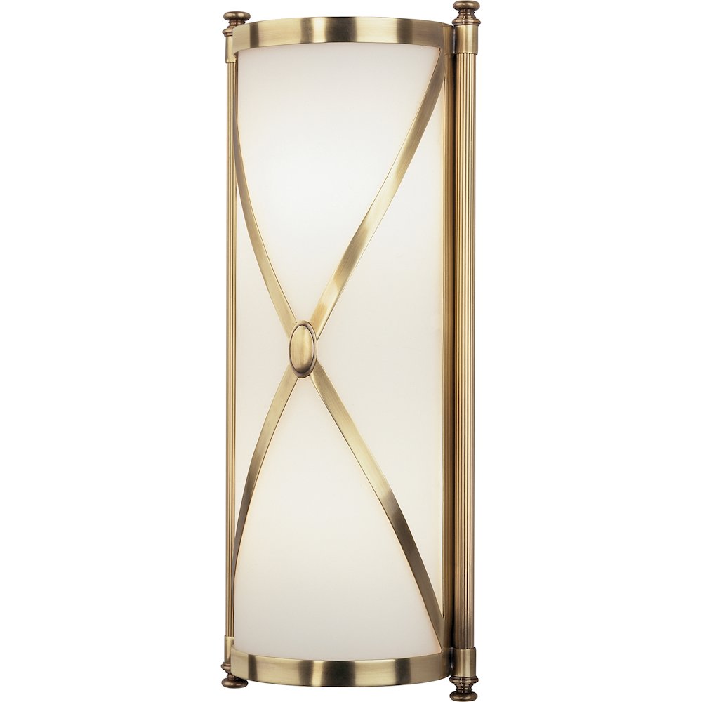 Chase Wall Sconce in Antique Brass Color