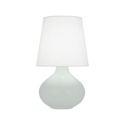 Matte Celadon June Table Lamp in Matte Celadon Glazed Ceramic Color