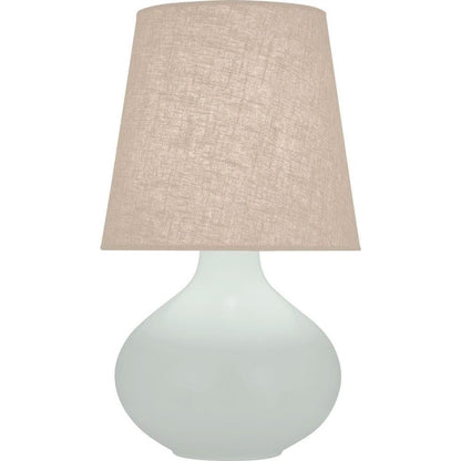 Matte Celadon June Table Lamp in Matte Celadon Glazed Ceramic Color