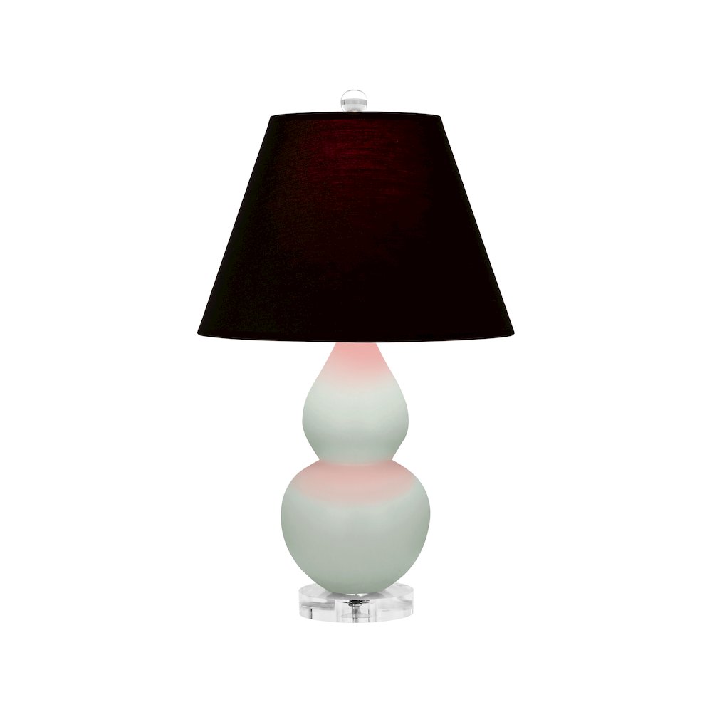 Matte Celadon Small Double Gourd Accent Lamp