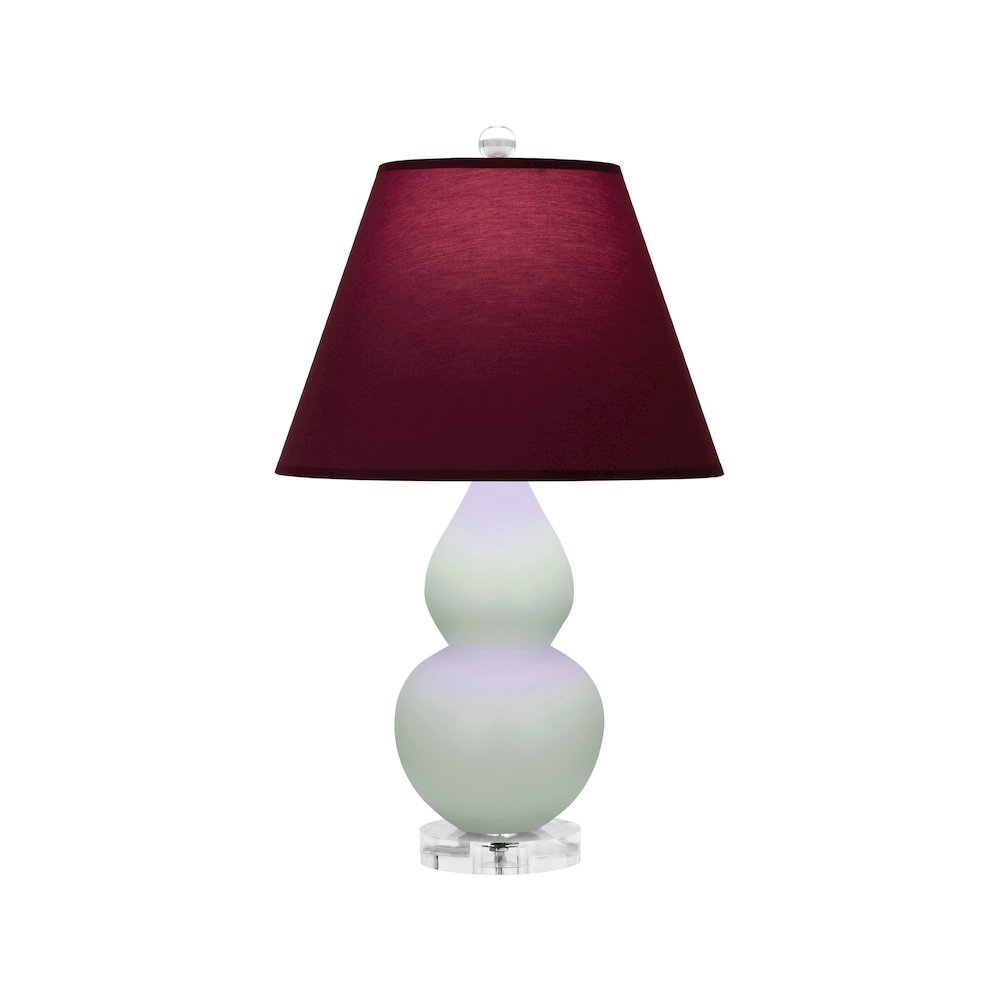 Matte Celadon Small Double Gourd Accent Lamp