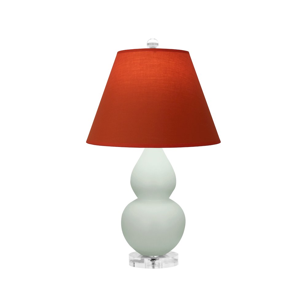 Matte Celadon Small Double Gourd Accent Lamp