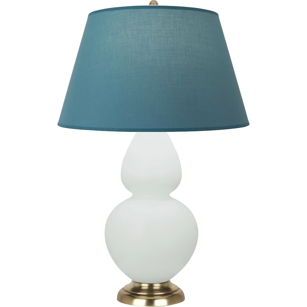 Matte Celadon Double Gourd Table Lamp in Matte Celadon Glazed Ceramic Color