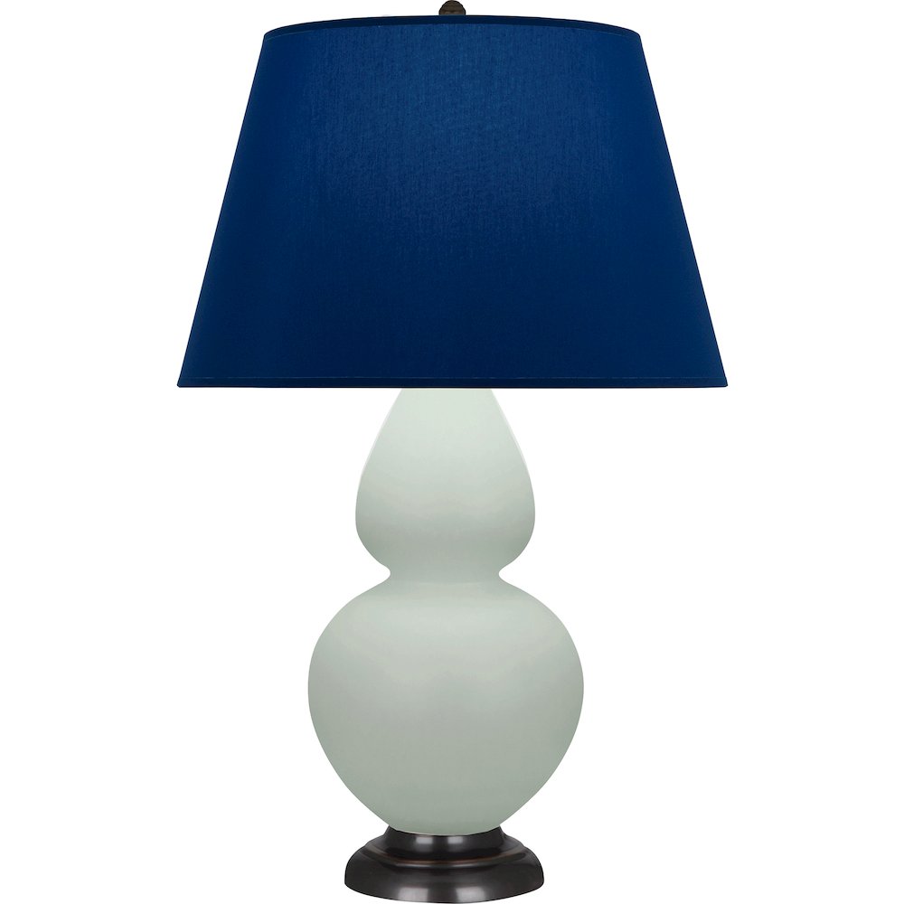 Matte Celadon Double Gourd Table Lamp in Matte Celadon Glazed Ceramic Color
