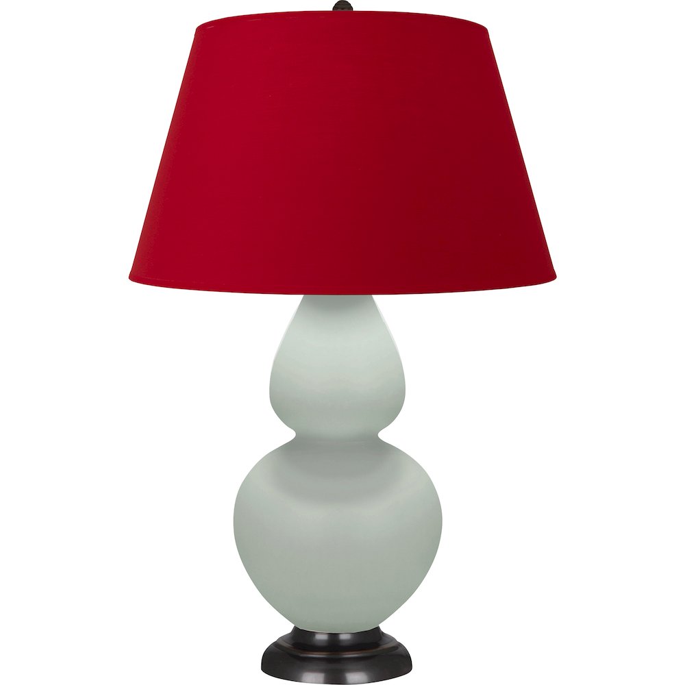 Matte Celadon Double Gourd Table Lamp in Matte Celadon Glazed Ceramic Color