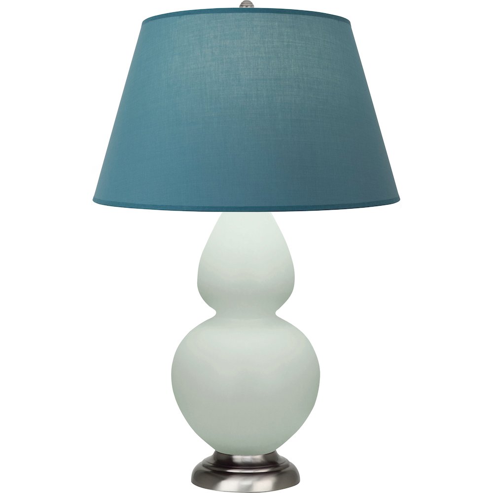 Matte Celadon Double Gourd Table Lamp in Matte Celadon Glazed Ceramic Color