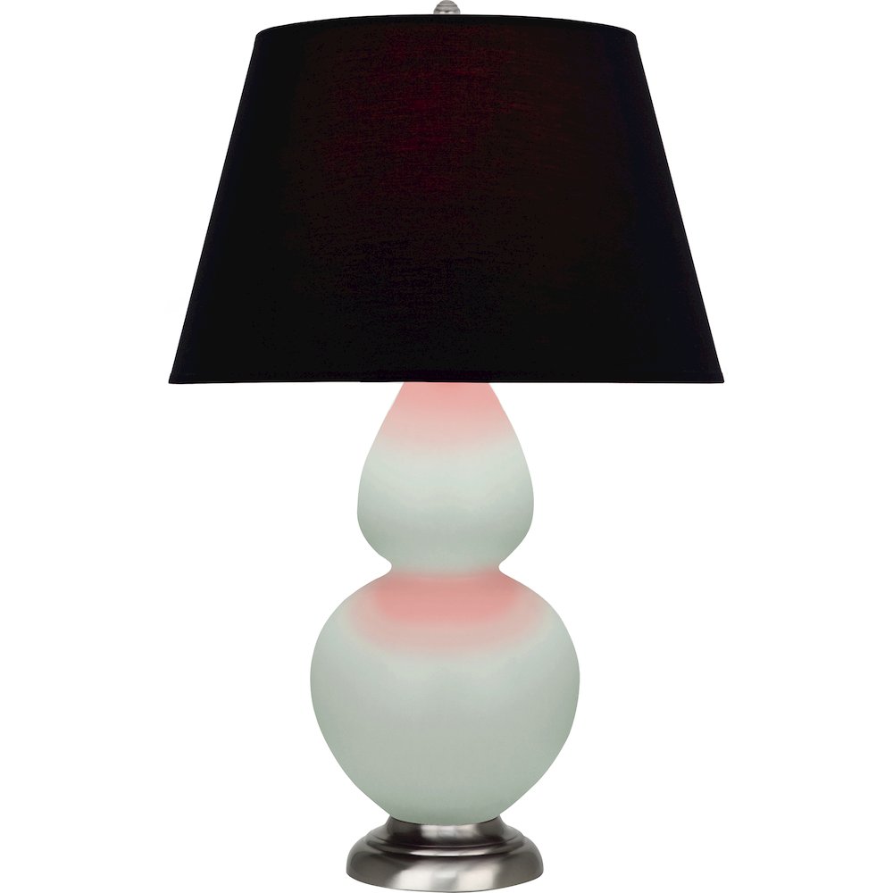 Matte Celadon Double Gourd Table Lamp in Matte Celadon Glazed Ceramic Color