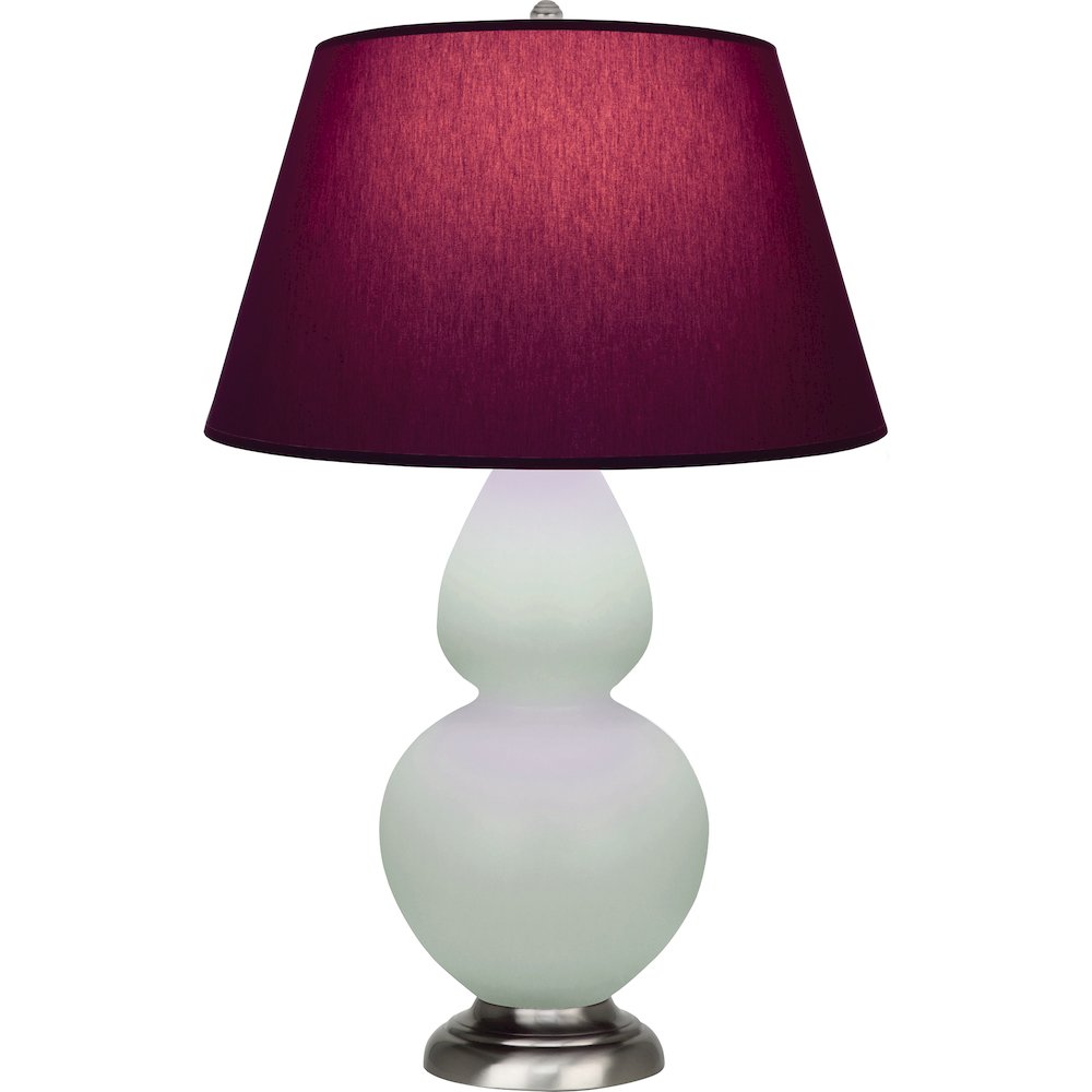 Matte Celadon Double Gourd Table Lamp in Matte Celadon Glazed Ceramic Color