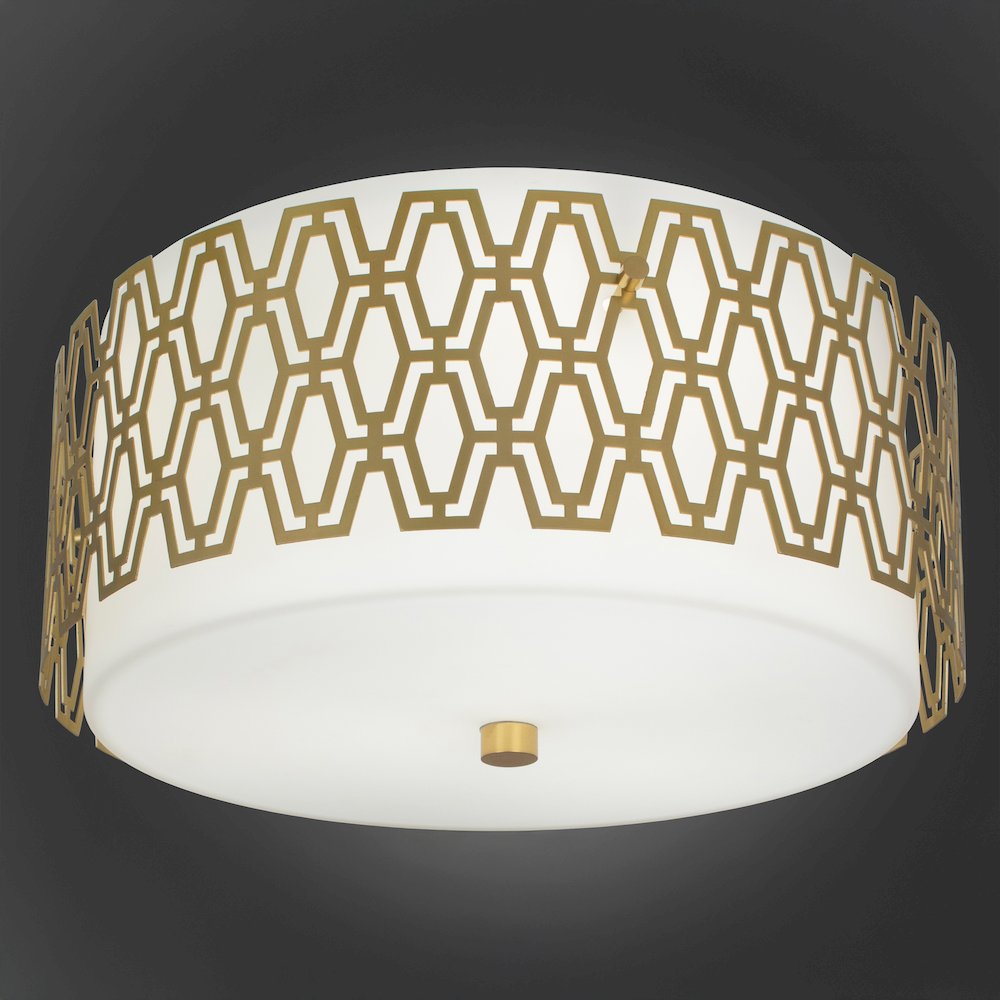 Marcel Flushmount in Modern Brass Color