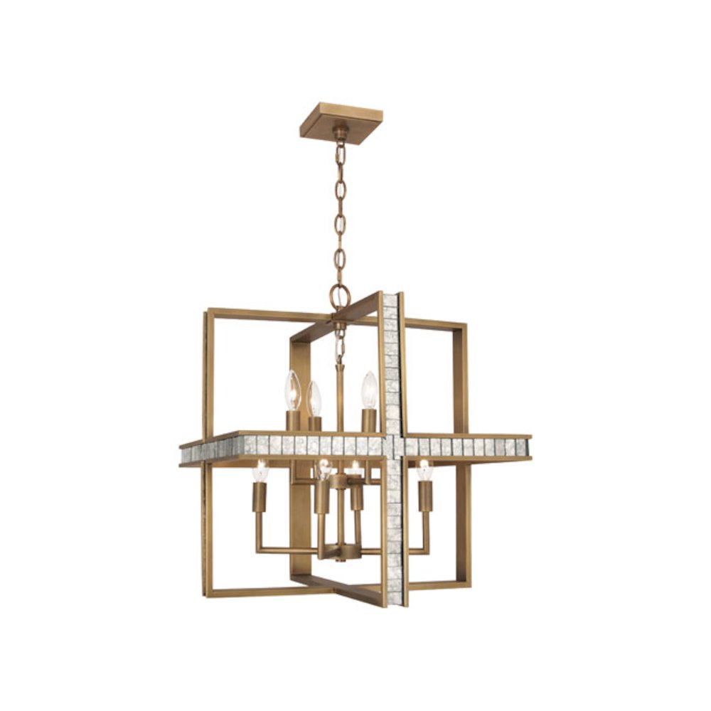 Diana Pendant in Warm Brass Color