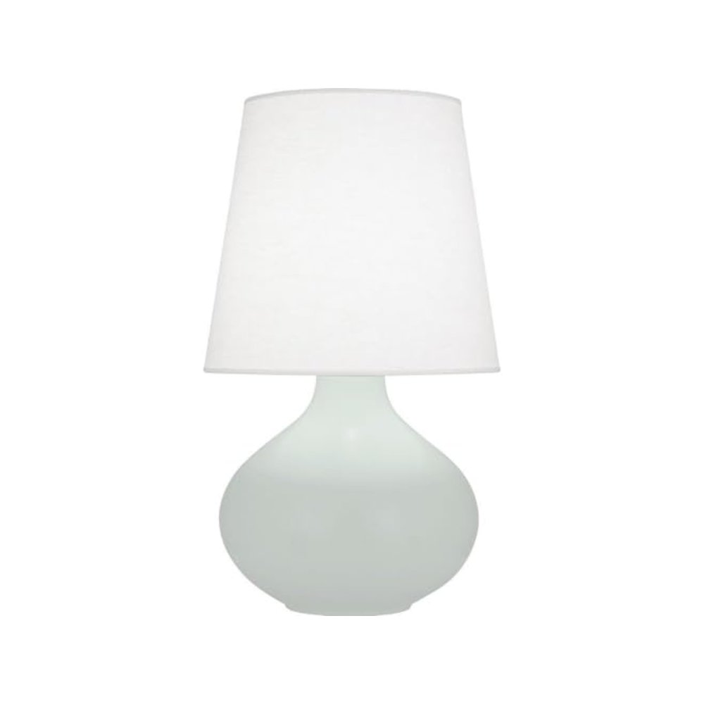 Matte Celadon June Table Lamp in Matte Celadon Glazed Ceramic Color
