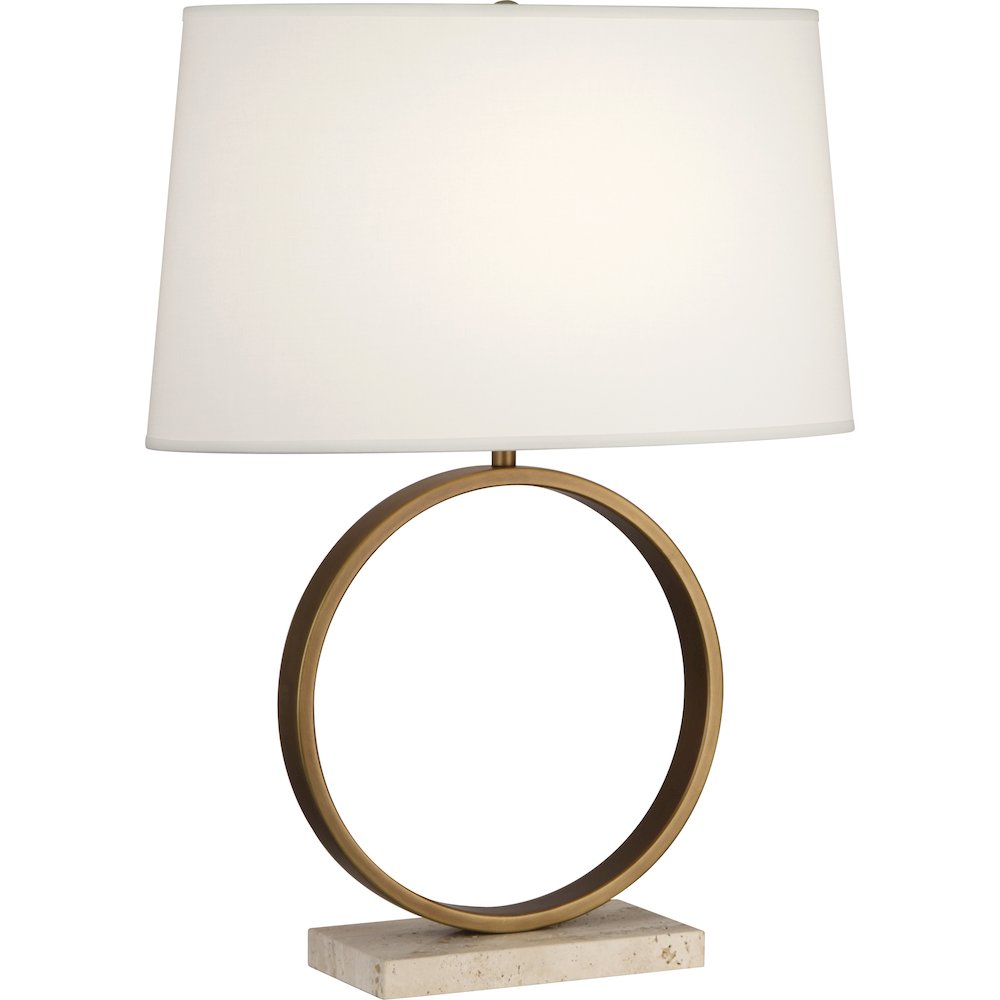 Logan Table Lamp in Aged Brass Color