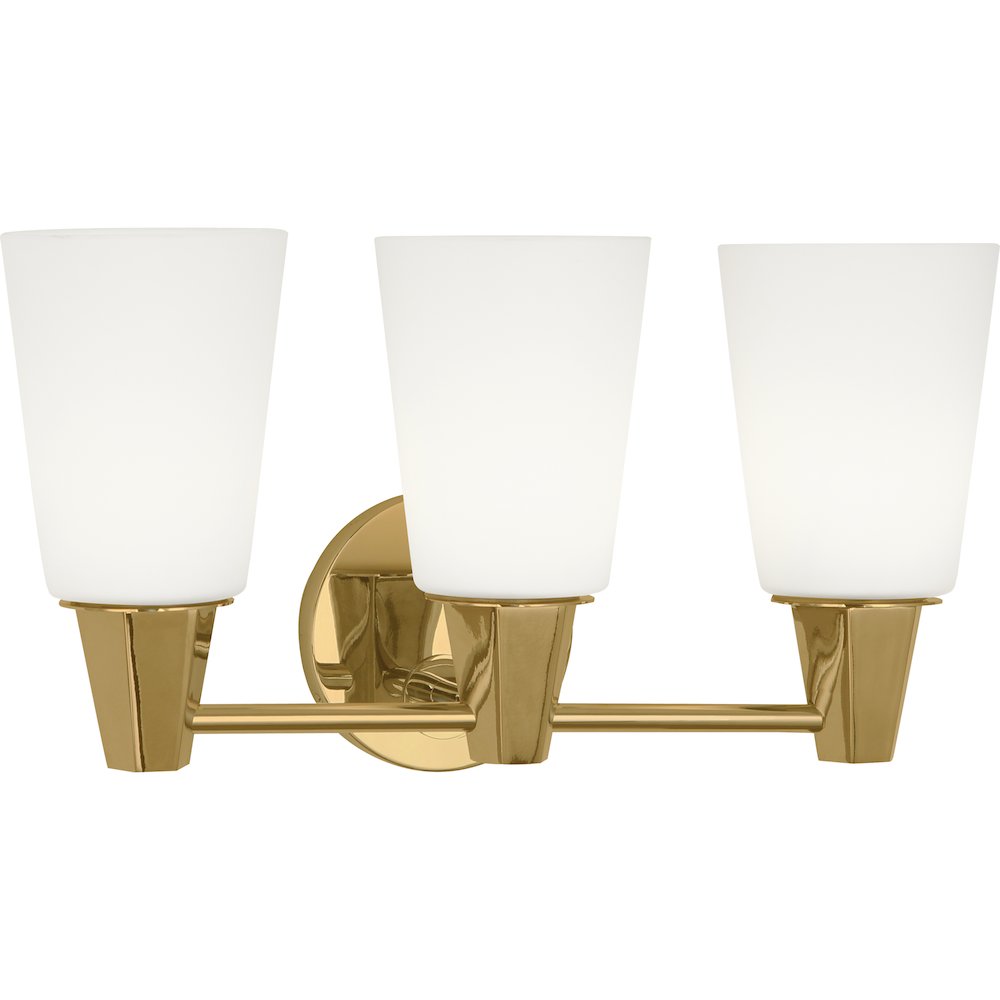 Wheatley Wall Sconce in Modern Brass Color