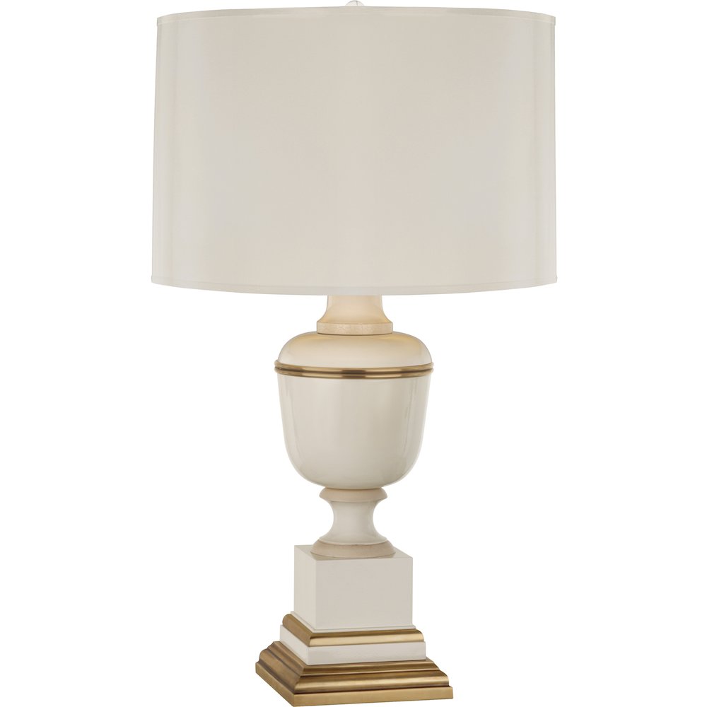 Annika Accent Lamp in Ivory Lacquered Paint Color