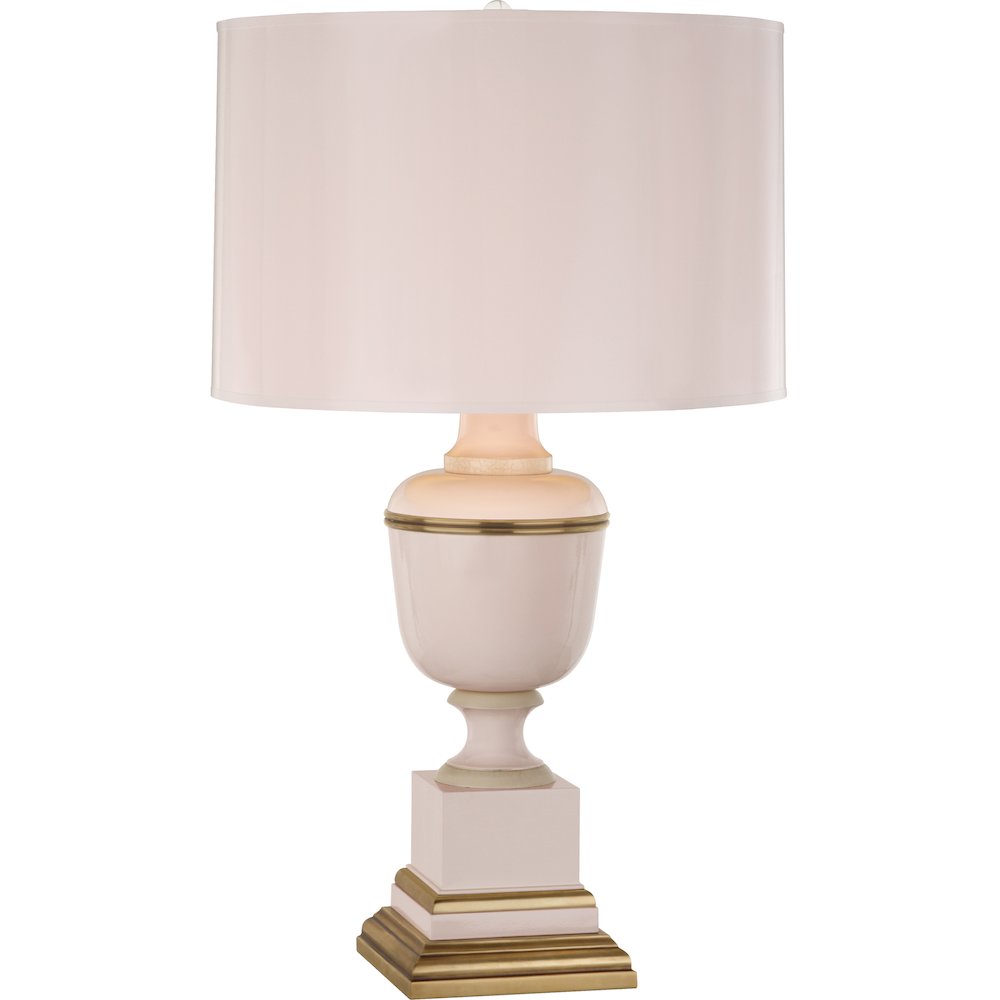 Annika Accent Lamp in Blush Lacquered Paint Color