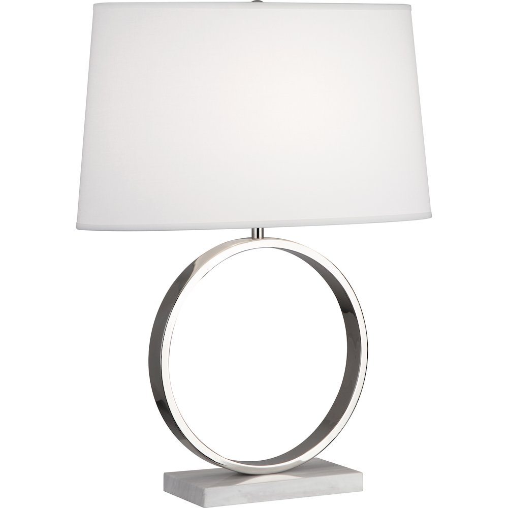 Logan Table Lamp in Polished Nickel Color