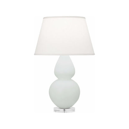 Matte Celadon Double Gourd Table Lamp in Matte Celadon Glazed Ceramic Color