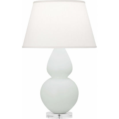 Matte Celadon Double Gourd Table Lamp in Matte Celadon Glazed Ceramic Color