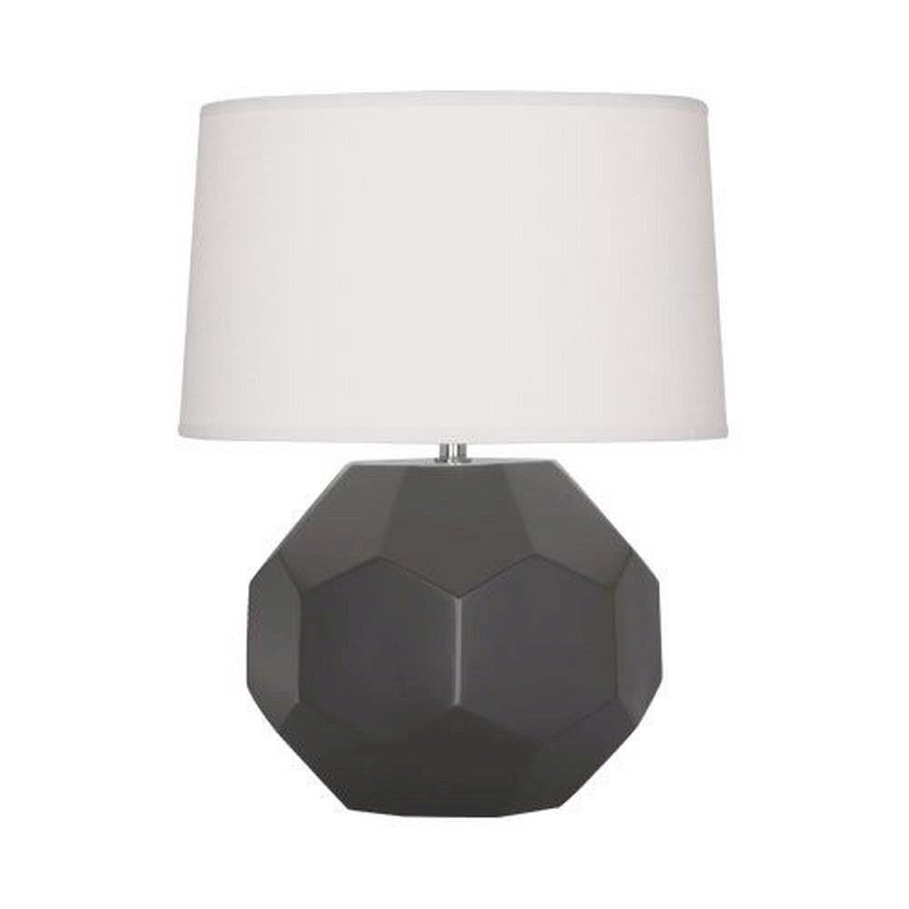 Matte Ash Franklin Accent Lamp in Matte Ash Glazed Ceramic Color