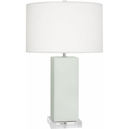 Matte Celadon Harvey Table Lamp in Matte Celadon Glazed Ceramic Color