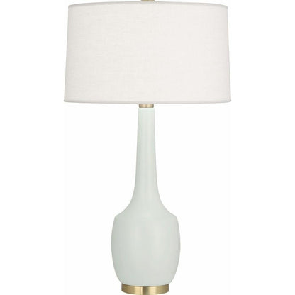Matte Celadon Delilah Table Lamp in Matte Celadon Glazed Ceramic Color