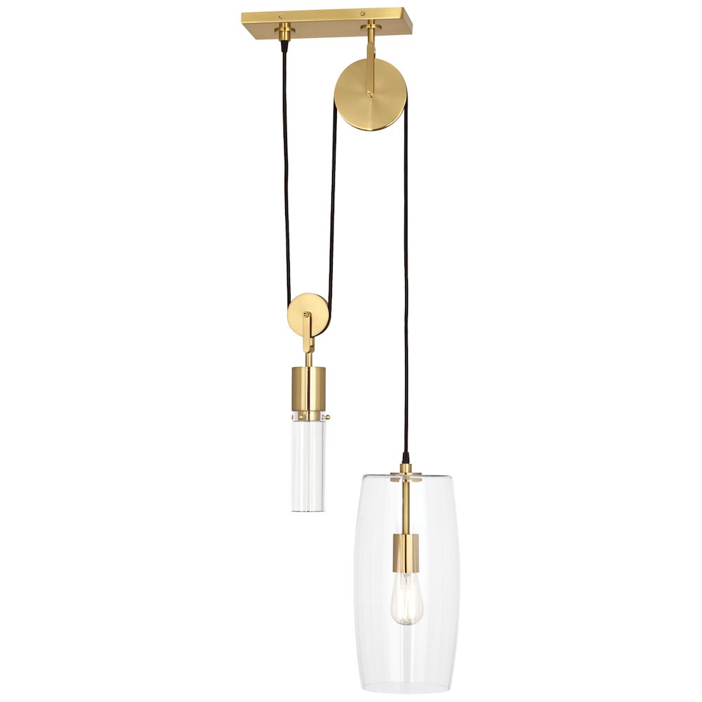 Gravity Pendant in Modern Brass Color