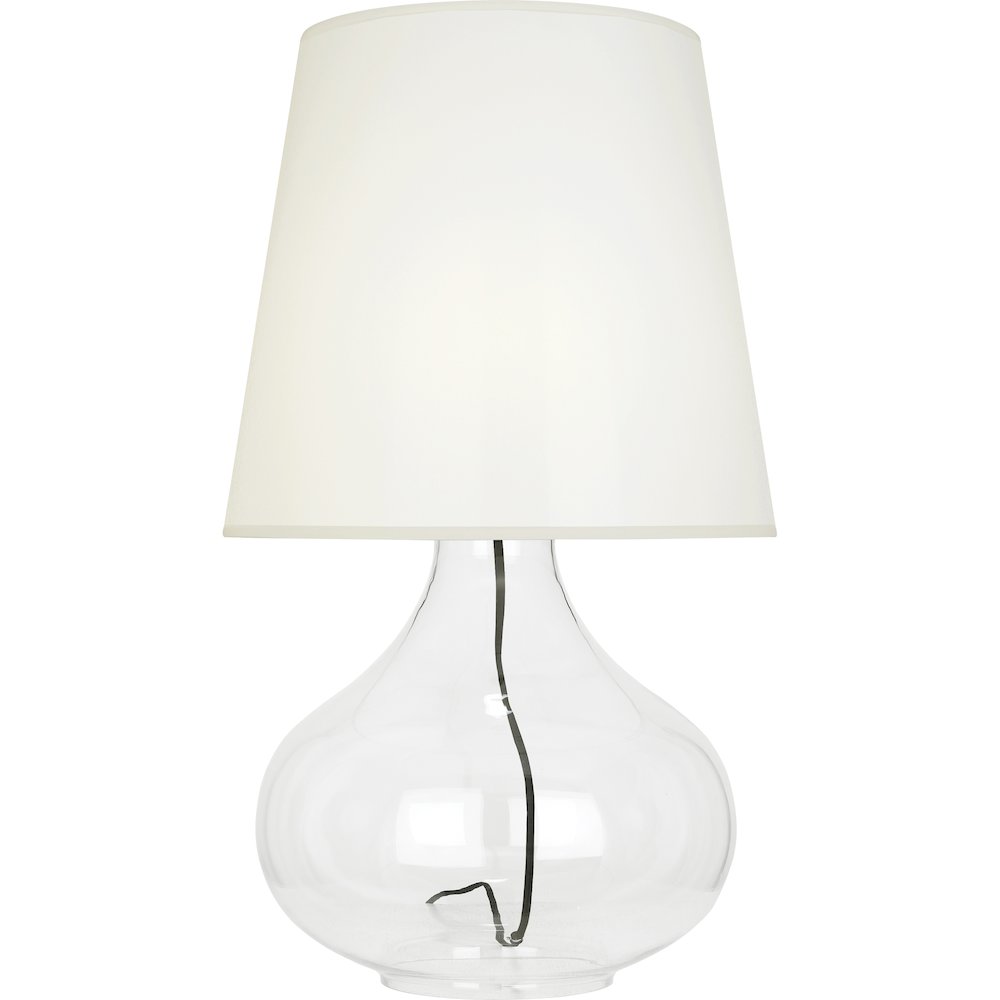 June Table Lamp in Clear Glass Body Color
