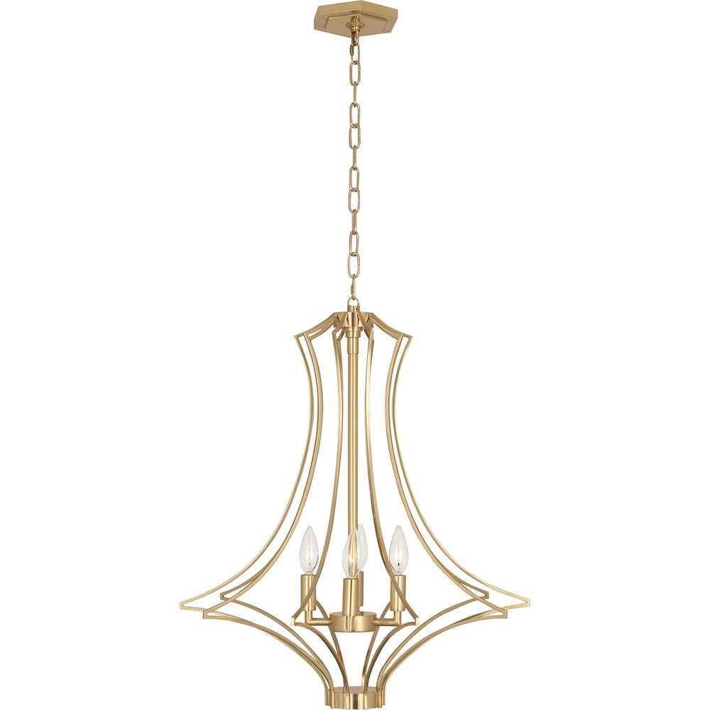 Grace Chandelier in Modern Brass Color
