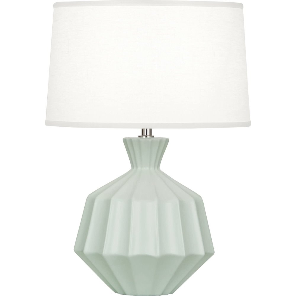 Matte Celadon Orion Accent Lamp in Matte Celadon Glazed Ceramic Color