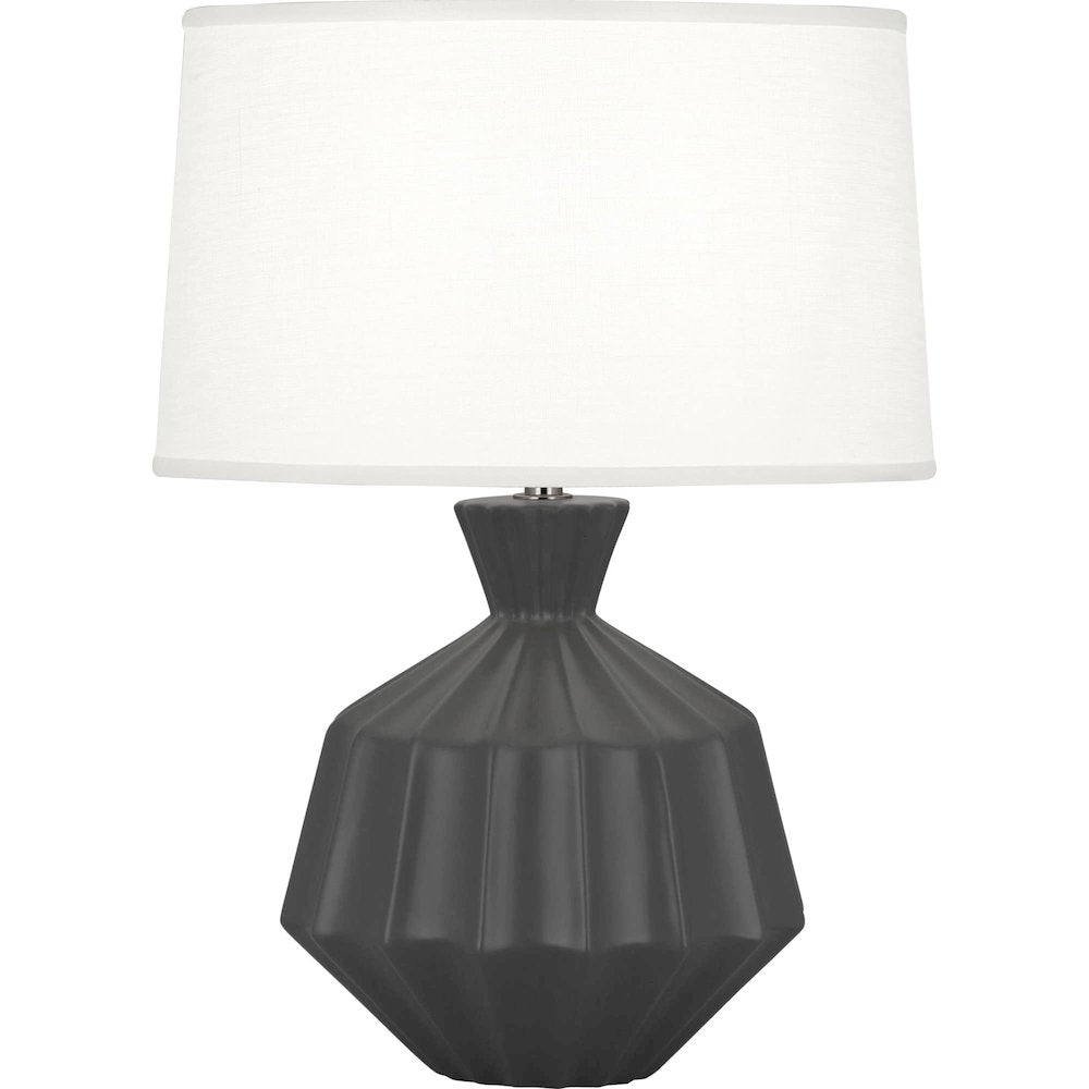 Matte Ash Orion Accent Lamp in Matte Ash Glazed Ceramic Color