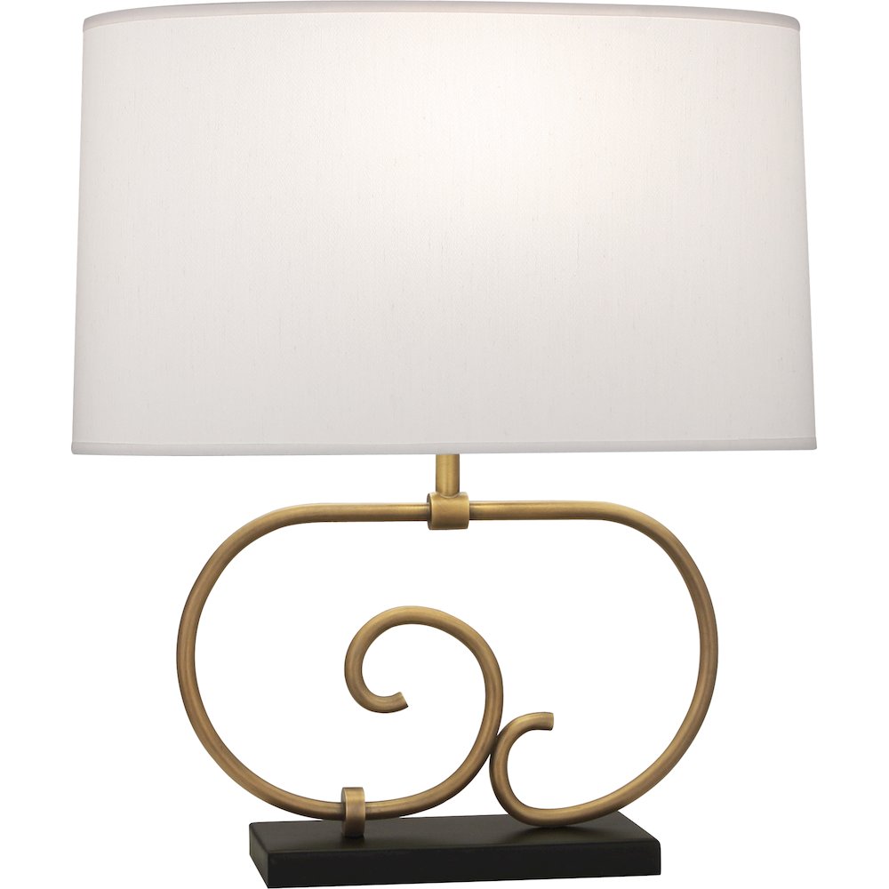 Chloe Table Lamp in Warm Brass Color