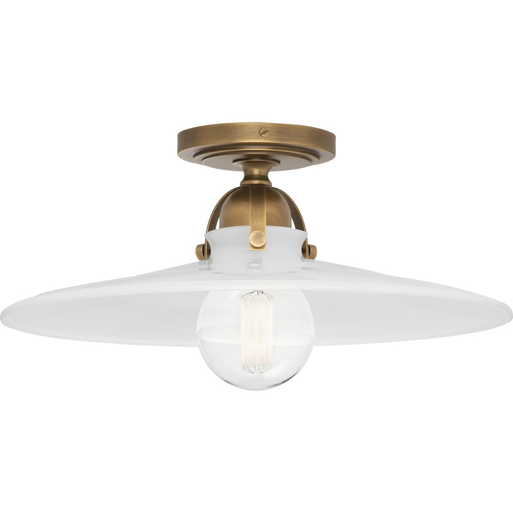 Rico Espinet Arial Flushmount in Warm Brass Color