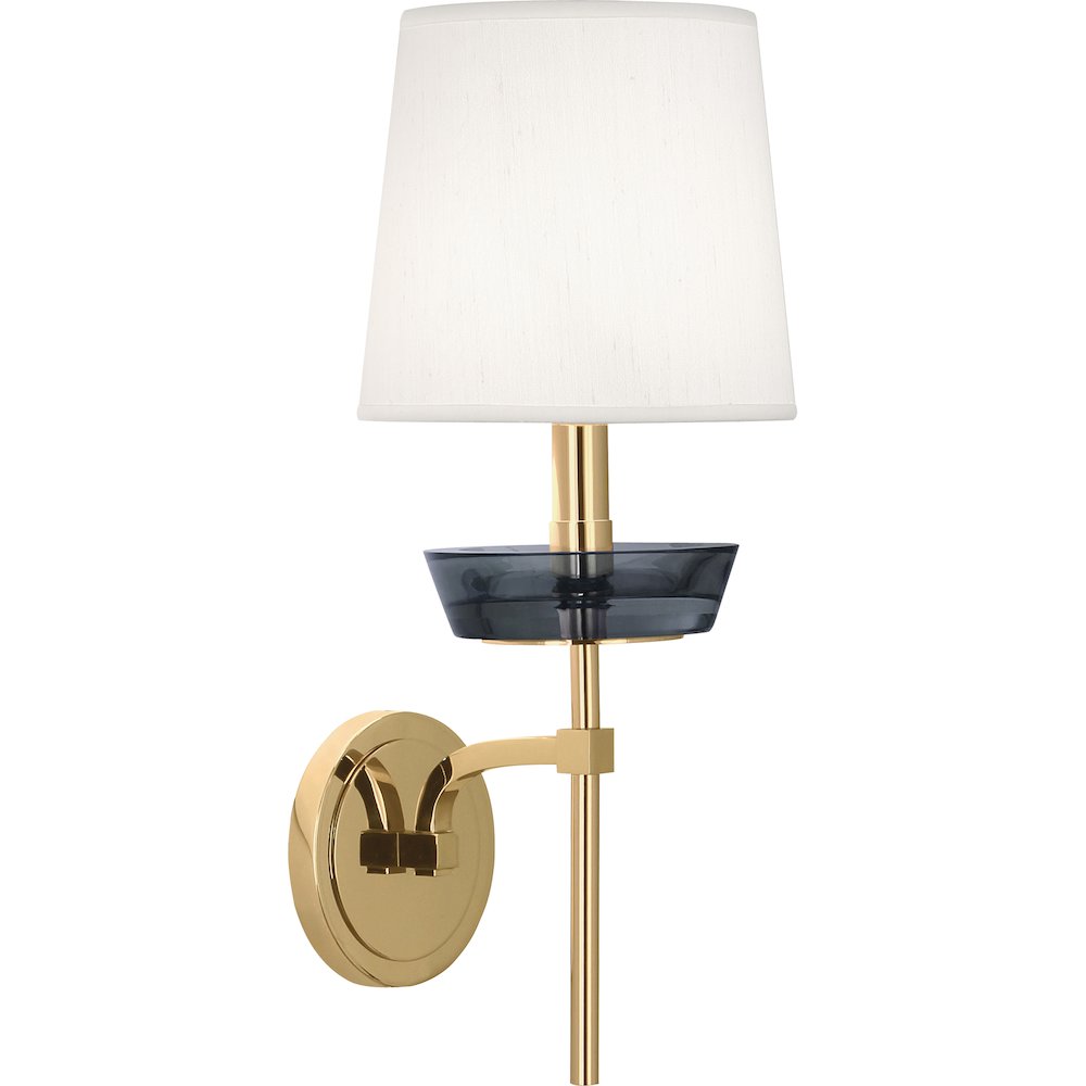 Cristallo Wall Sconce in Modern Brass Color