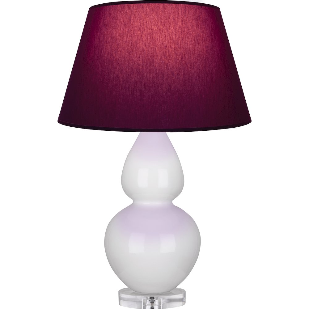 Lily Double Gourd Table Lamp in Lily Glazed Ceramic Color
