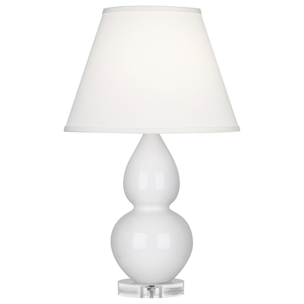 Lily Small Double Gourd Accent Lamp in Lily Glazed Ceramic Color