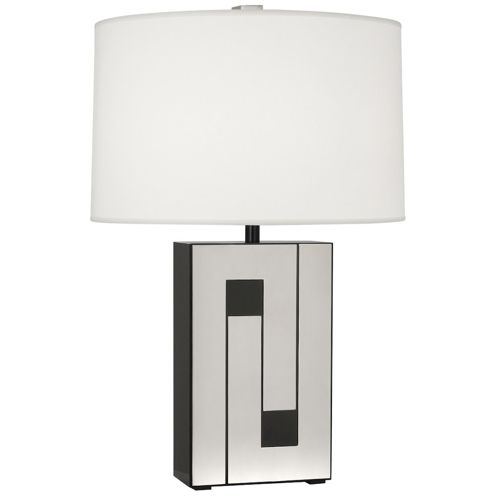 Blox Table Lamp in Black Enamel Color