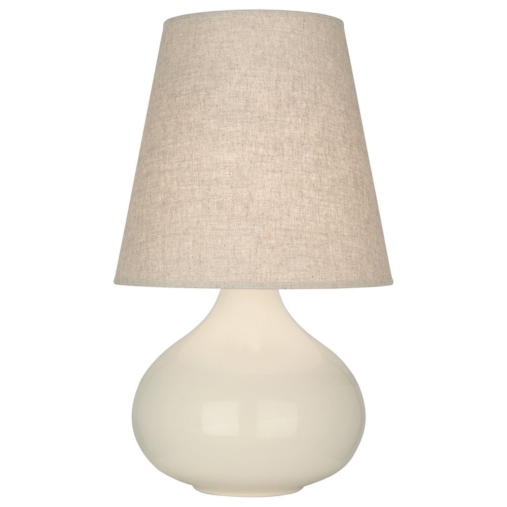 Bone June Accent Lamp in Bone Glazed Ceramic Color