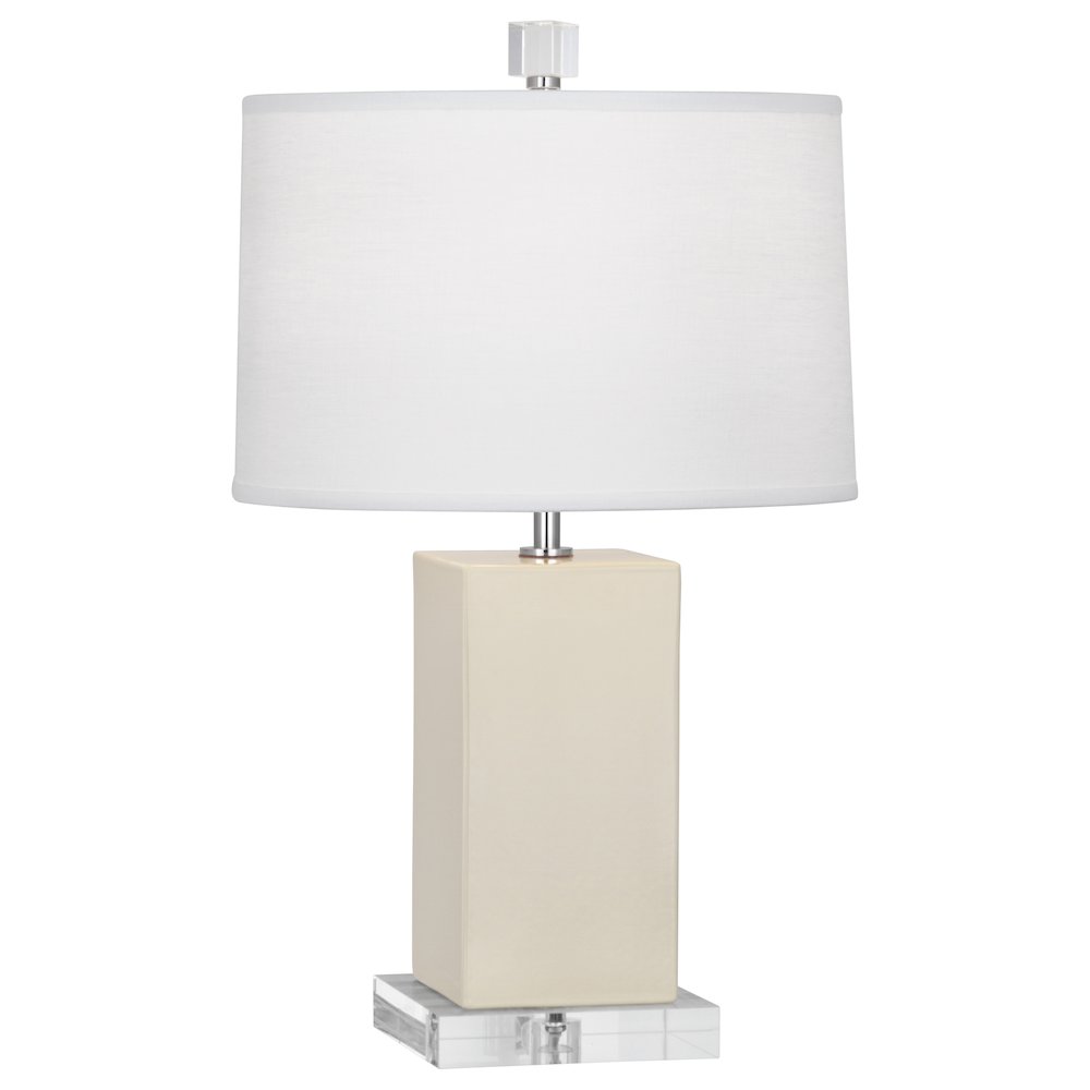 Bone Harvey Accent Lamp in Bone Glazed Ceramic Color