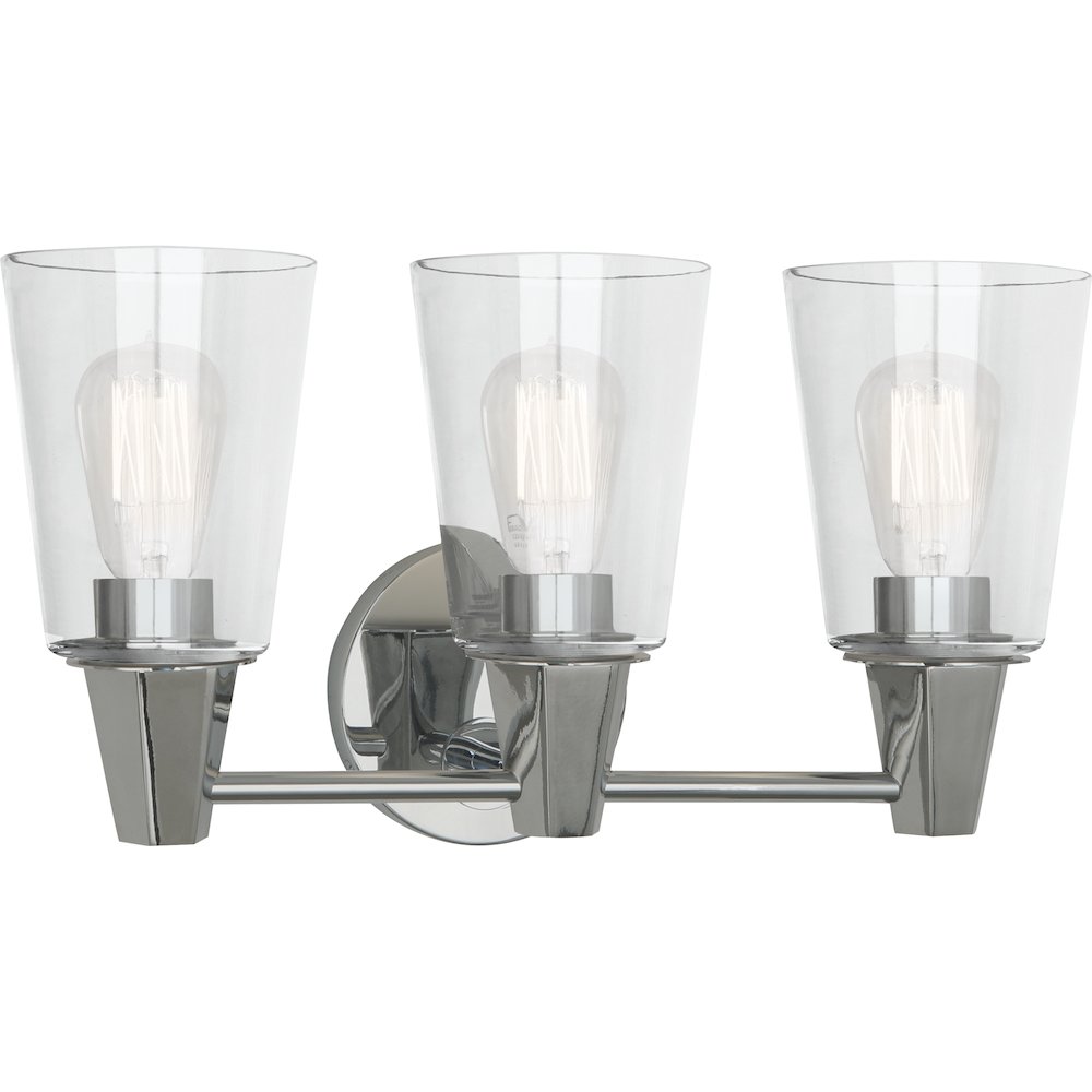 Wheatley Wall Sconce in Polished Chrome Color
