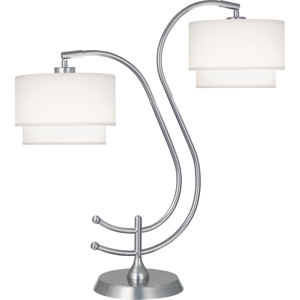 Charlee Table Lamp in Chrome Powder Coat Color