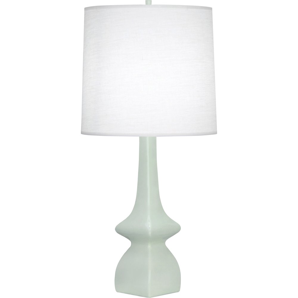 Celadon Jasmine Table Lamp in Celadon Glazed Ceramic Color
