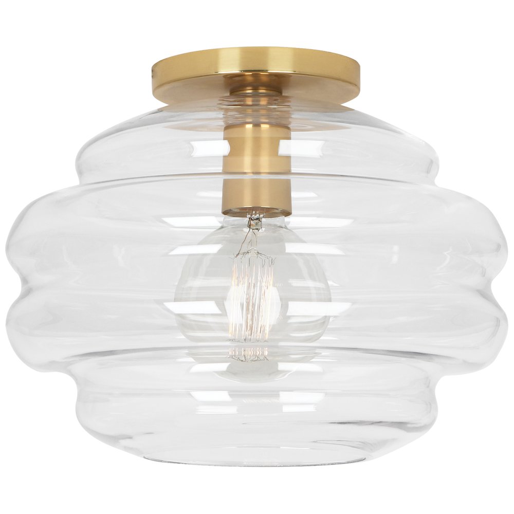 Horizon Flushmount in Modern Brass Color