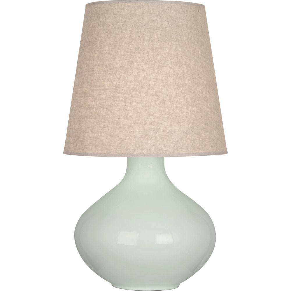 Celadon June Table Lamp in Celadon Glazed Ceramic Color